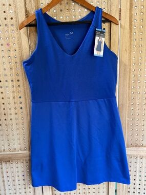 GapFit Athletic Dress Blue Built-In Shorts Tennis Active L NWT